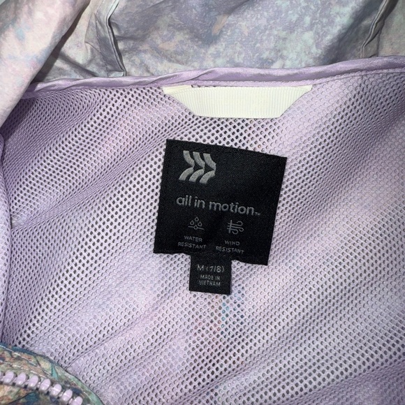 All in Motion Girls Multicolor Windbreaker Jacket - Picture 4 of 4